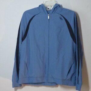 Women's Reebok (RBK) full-zip hooded windbreaker jacket